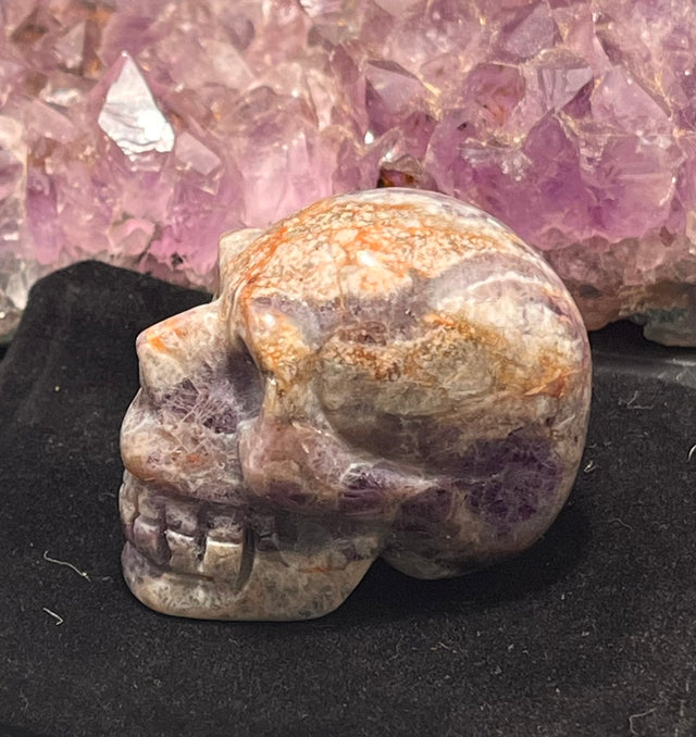 Amethyst Skull 2 inch
