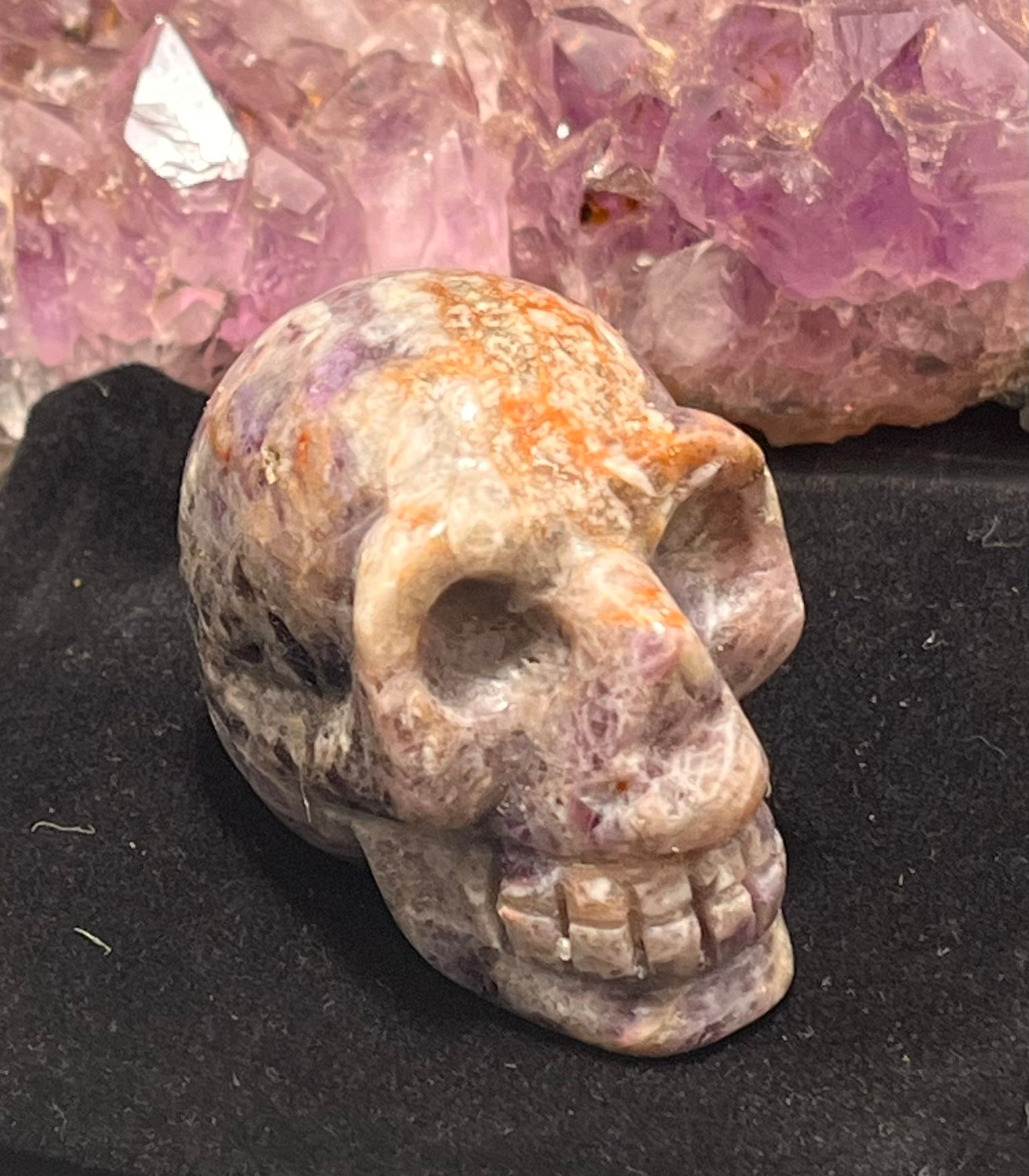 Amethyst Skull 2 inch