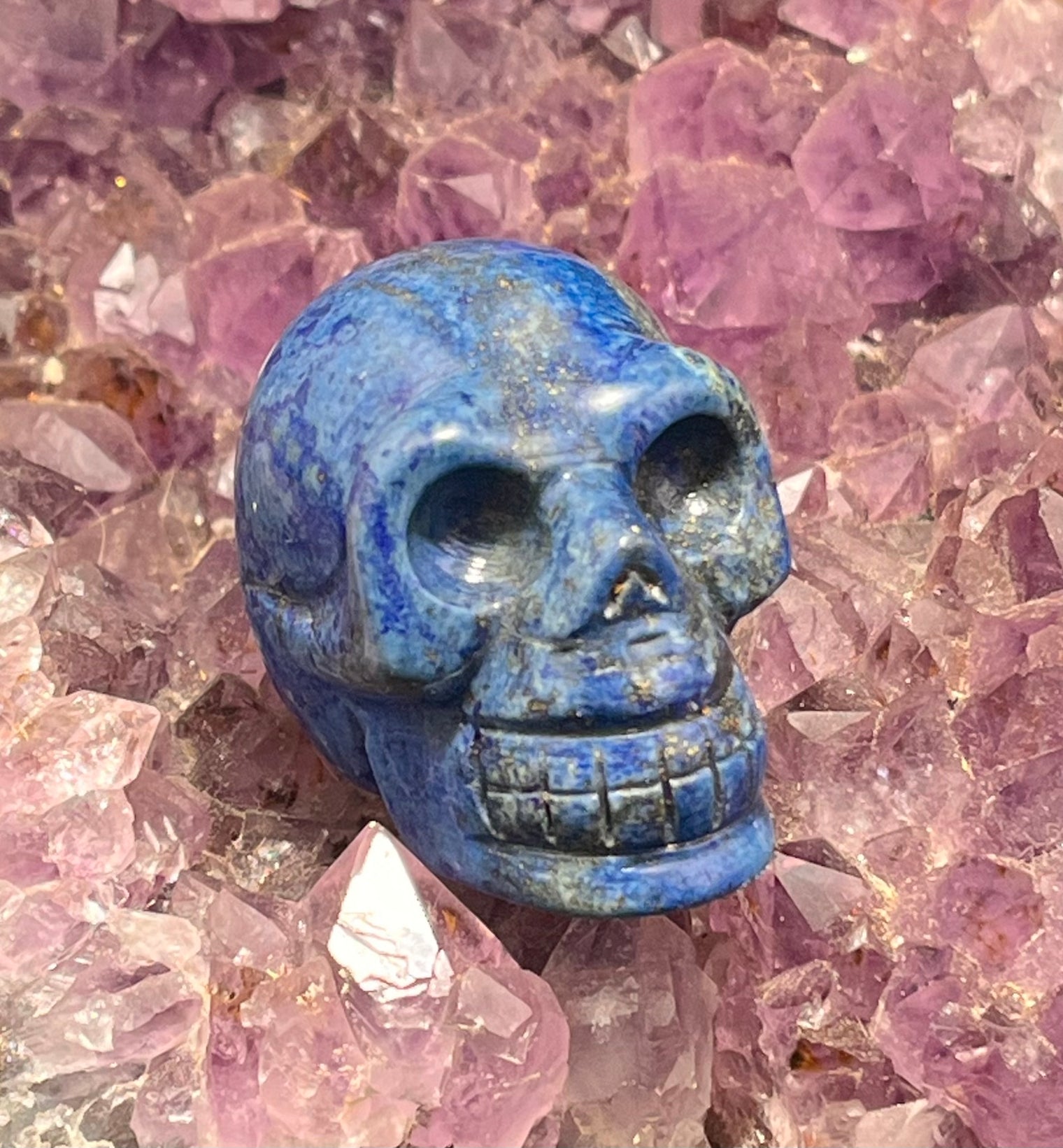 lapis lazuli skull