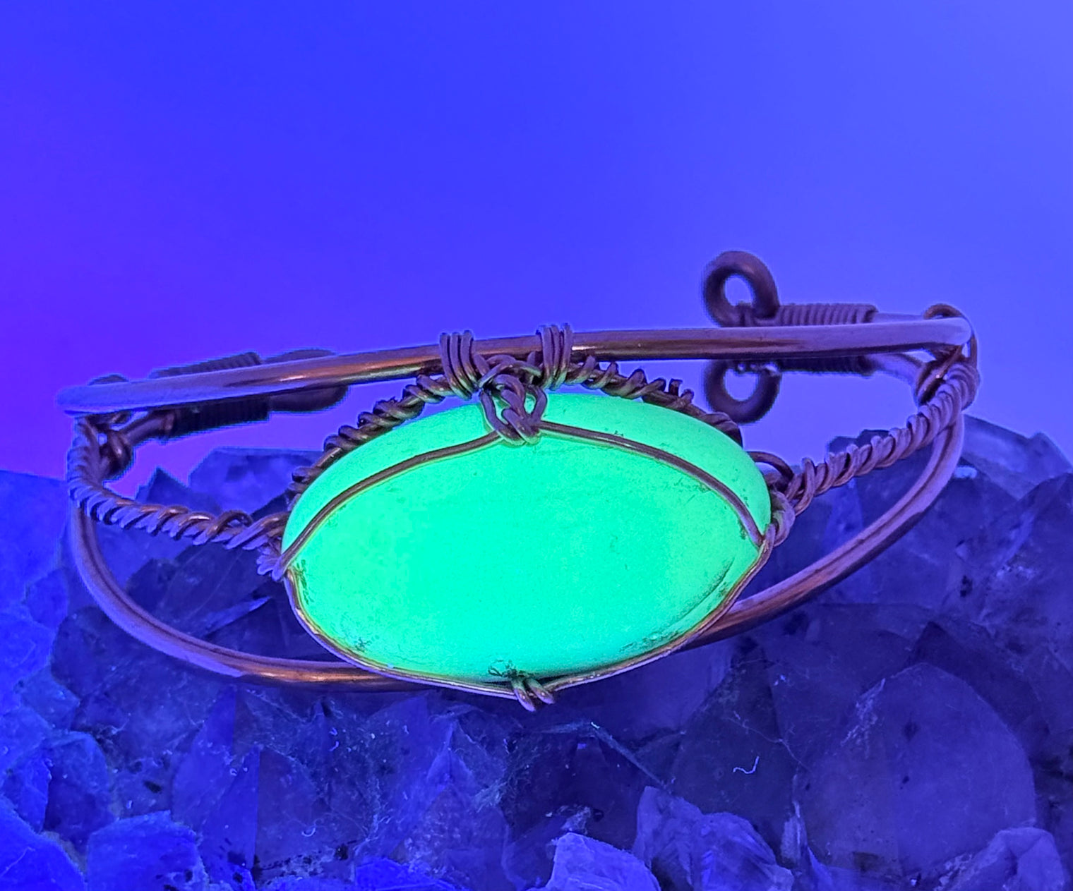 Ye Ming Zhu Copper Wirewrapped Bracelet