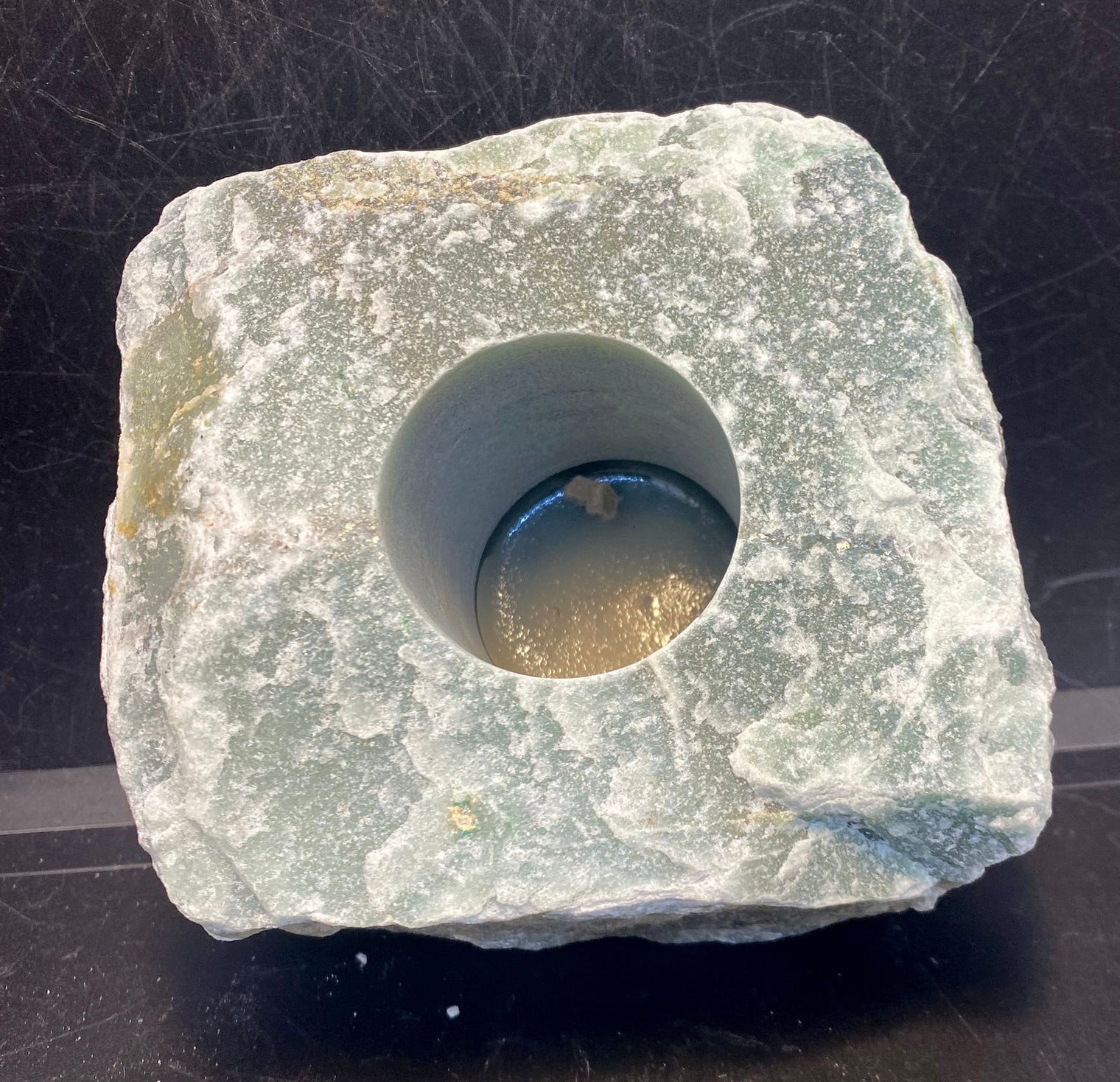 Green Aventurine Candle Holder