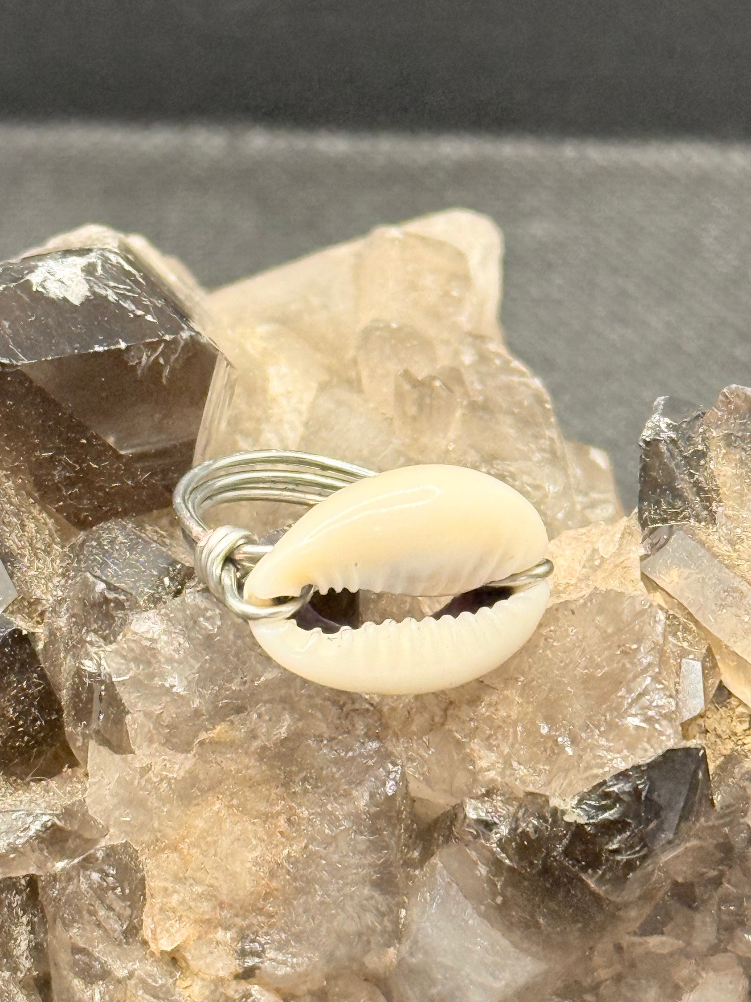 Cowrie Shell Ring