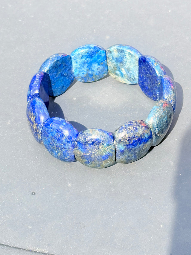 Lapis Lazuli Double Strand Stretchy Bracelet