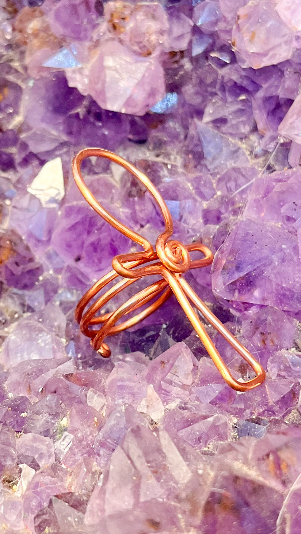 Ankh Copper Handmade Ring