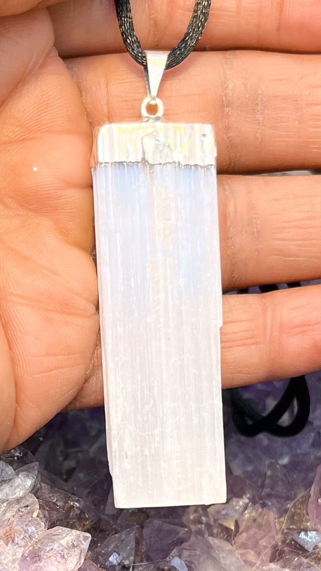 Selenite Pendant