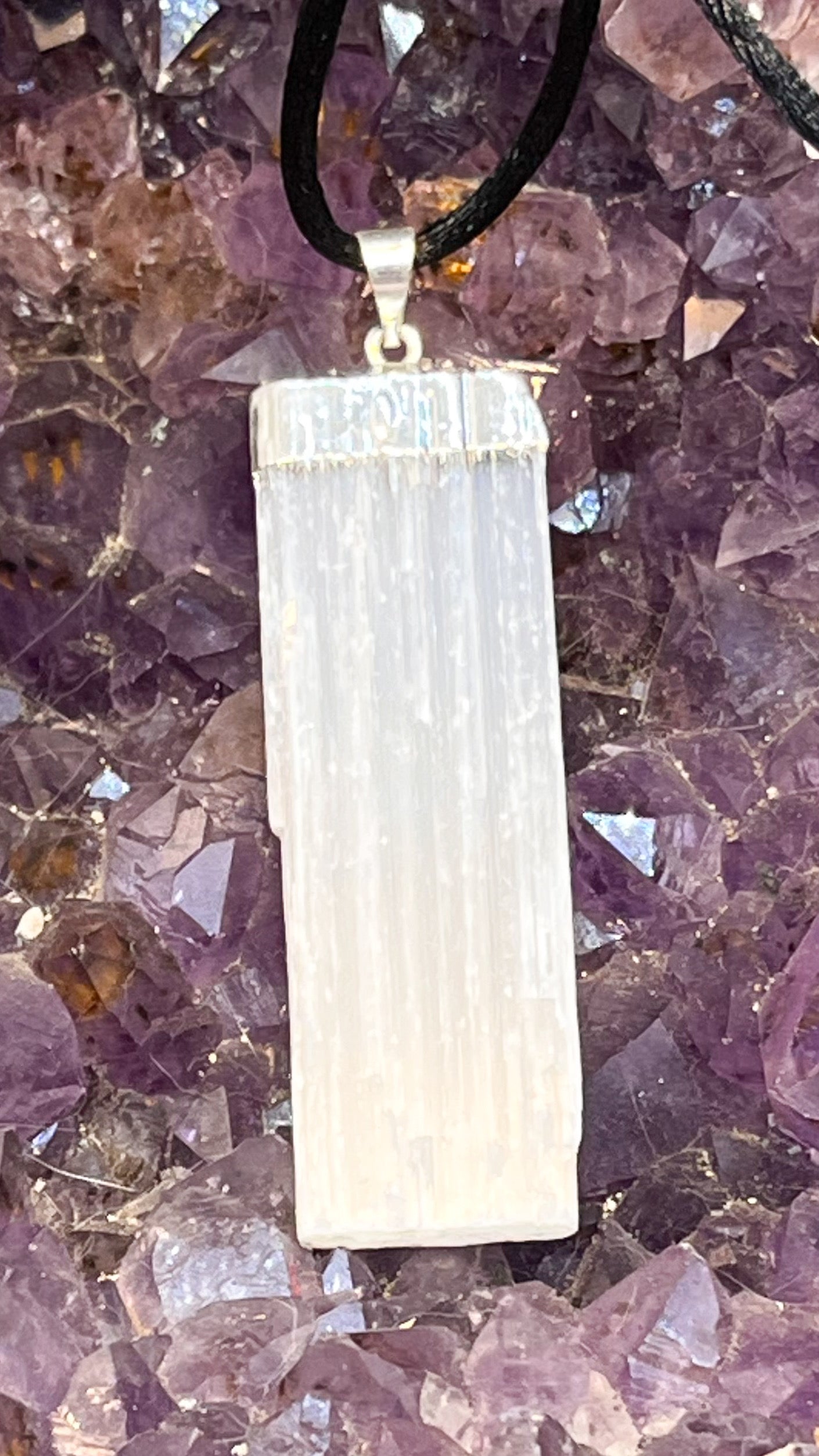 Selenite Pendant
