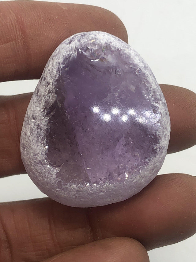 Amethyst 1 inch River Rock - Infinite Treasures, LLC
