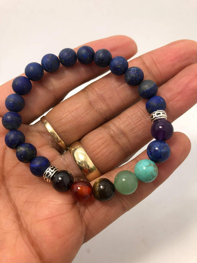Pick your Gemstone Chakra Stretchy Bracelet - Infinite Treasures, LLC