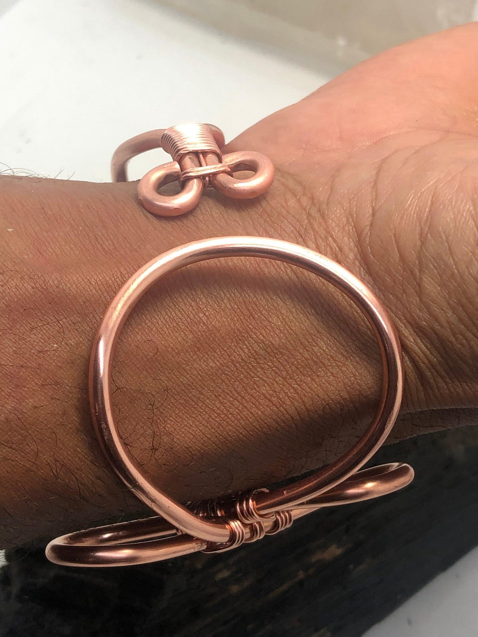 Copper Egyptian Kemetic Ankh Bracelet - Infinite Treasures, LLC