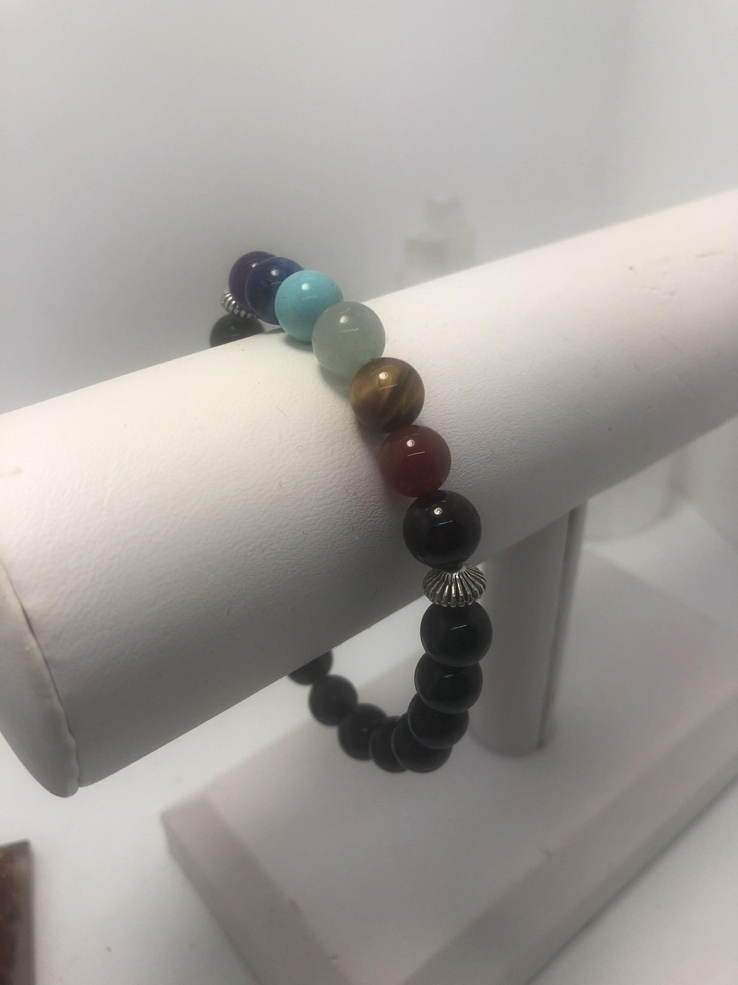 Pick your Gemstone Chakra Stretchy Bracelet - Infinite Treasures, LLC