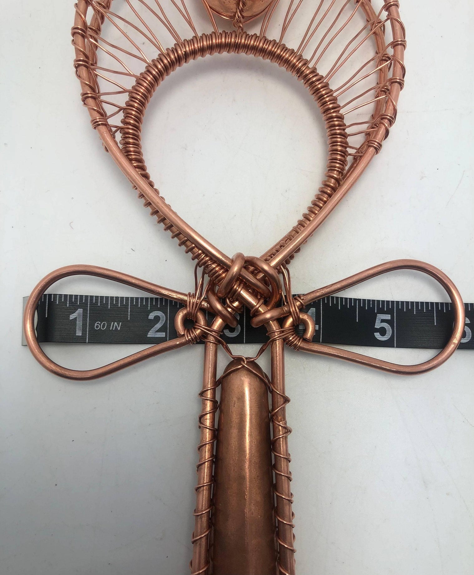 Pure Copper Healing synergy reiki Coptic Cross Kemetic Ankh - Infinite Treasures, LLC