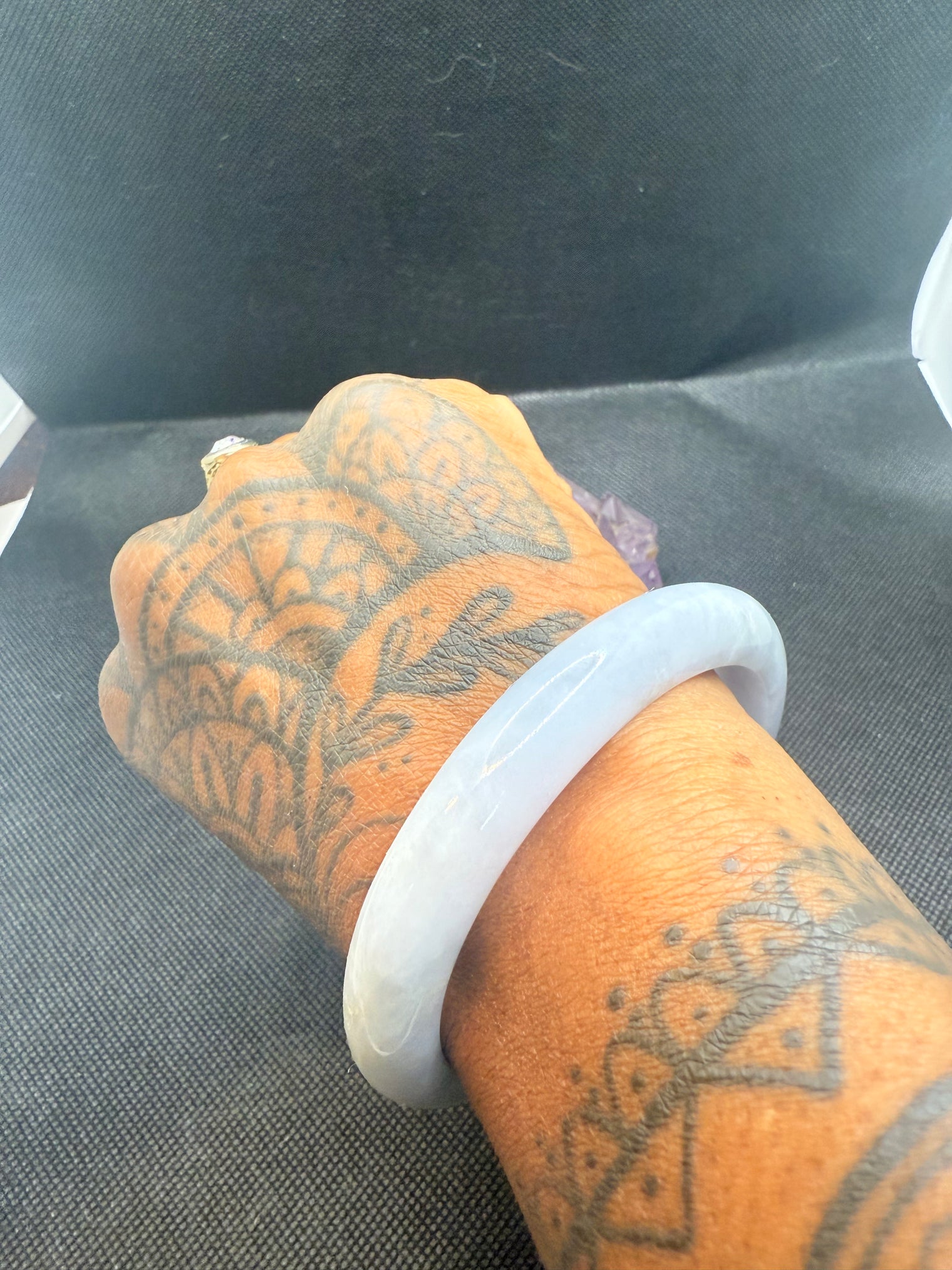 Jade Bangle “Lavender Jade”