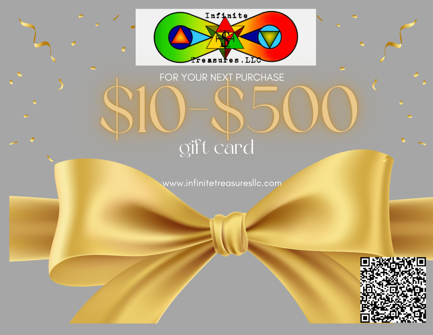 Gift Cards $10-$500