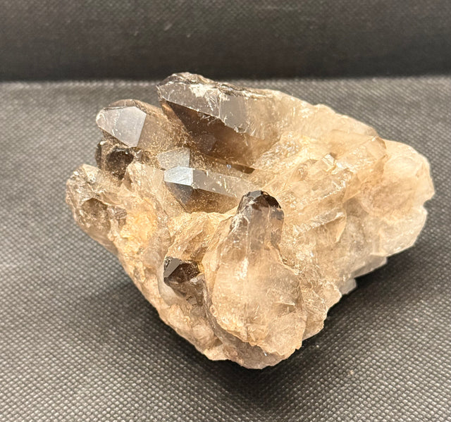 1lb Smoky Quartz Cluster Natural Druzy Mineral