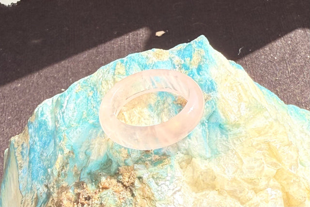 Rose Quartz  Ring