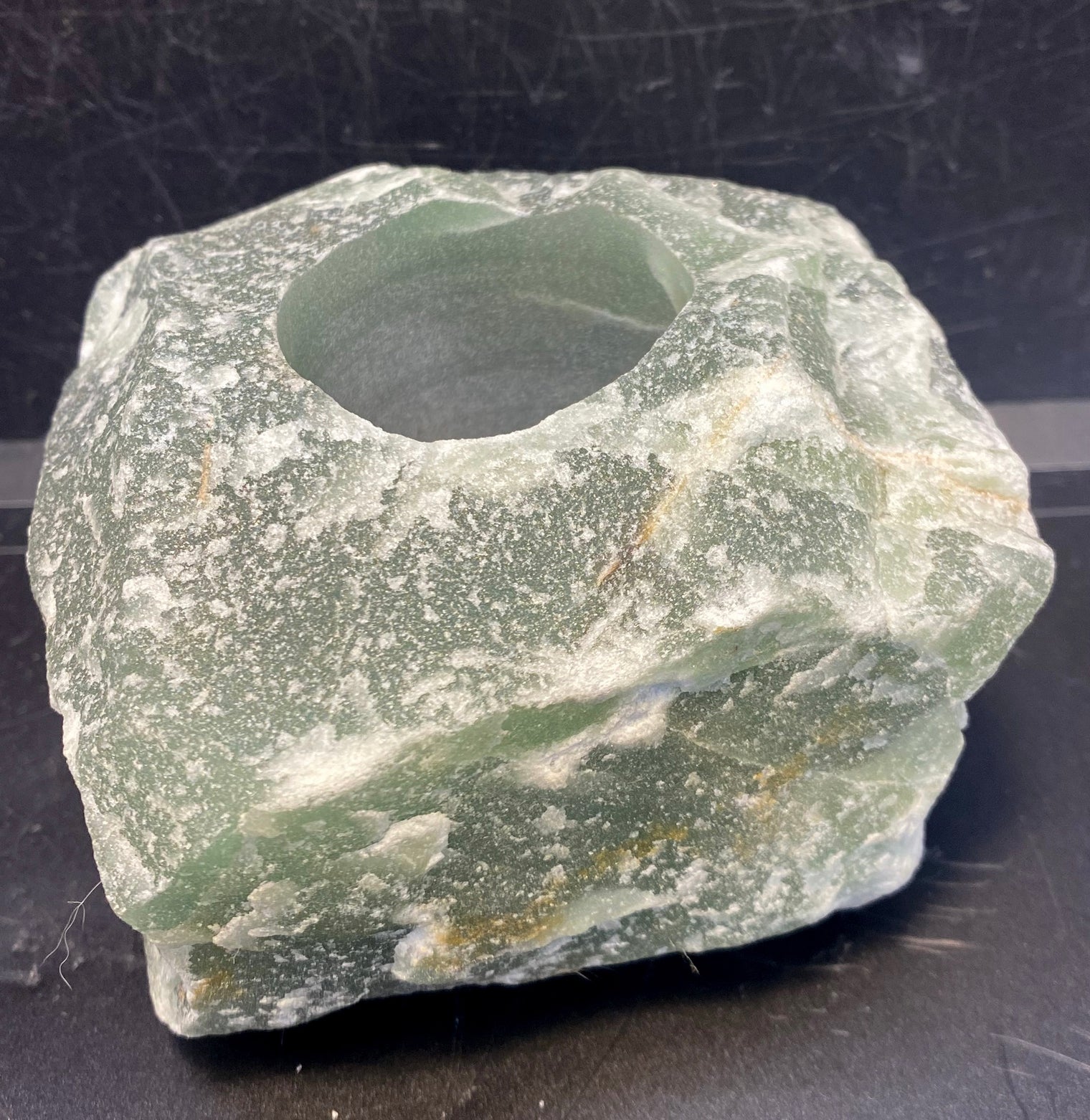 Green Aventurine Candle Holder