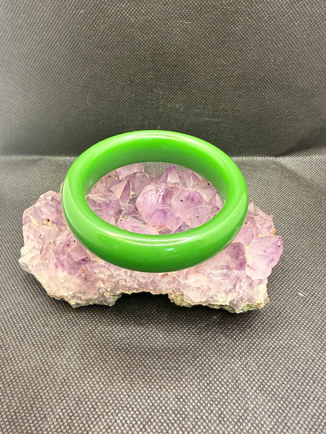 Jade Bangle (Wide)