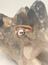 Hematite Copper Bead Ring