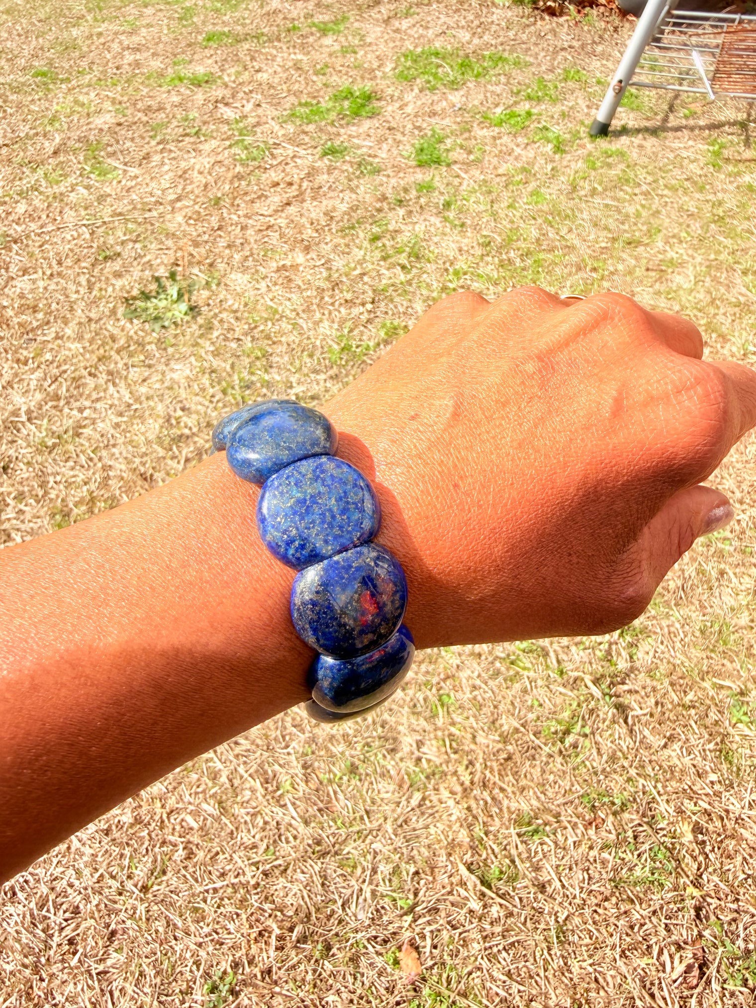 Lapis Lazuli Double Strand Stretchy Bracelet