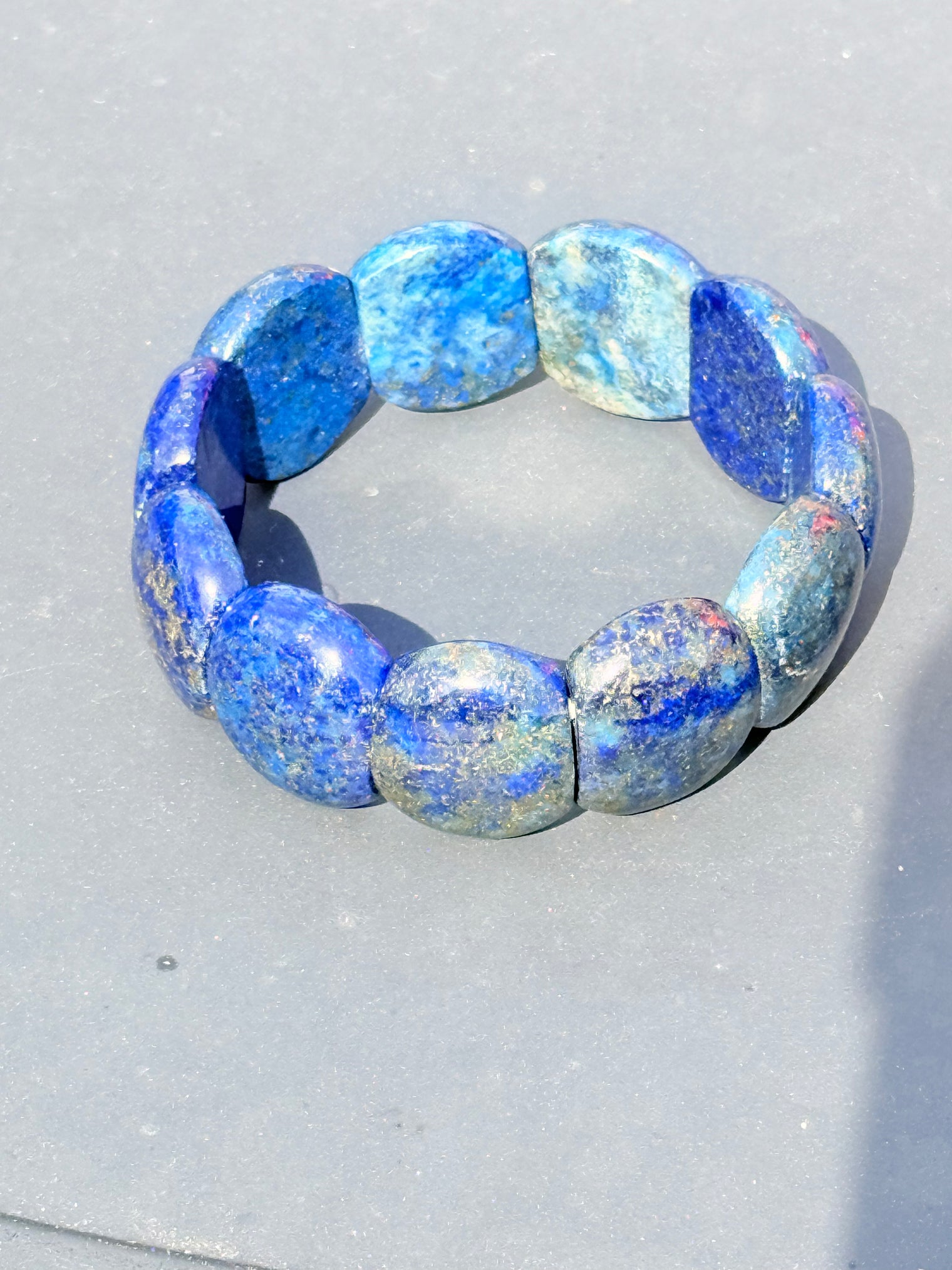 Lapis Lazuli Double Strand Stretchy Bracelet