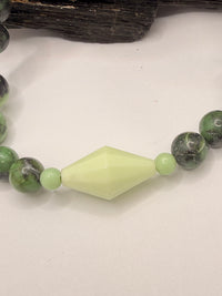 Chrysoprase with Pendant Necklace ~ 18 Inches