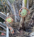prehnite copper arm cuff