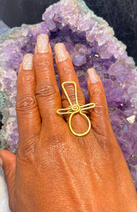 Ankh Brass Handmade Ring