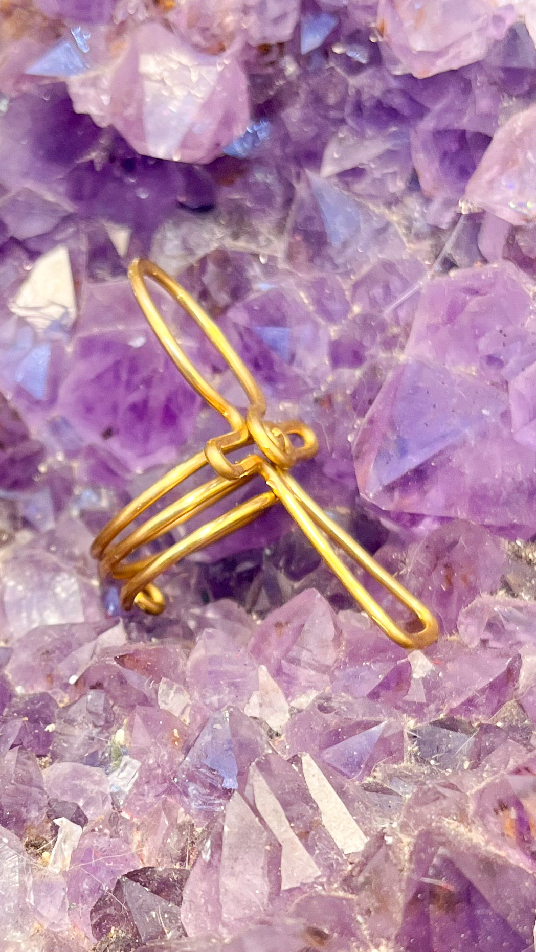 Ankh Brass Handmade Ring