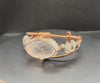 Clear Crystal Quartz with Herkimer DIamond Wirewrapped Copper Bracelet