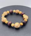 Palo Santo with Red Tigers Eye Stretchy Bracelet