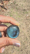 Labradorite Palm Stone 1- Inch
