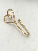 Ankh, Heart Shaped and Spiral Nose Cuff Ring Copper Handmade Kemetic Coptic Cross - Infinite Treasures, LLC