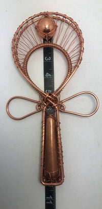 Pure Copper Healing synergy reiki Coptic Cross Kemetic Ankh - Infinite Treasures, LLC