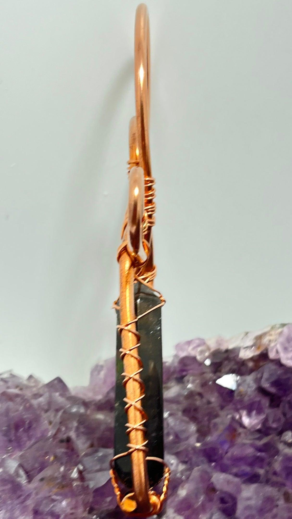 Smoky or Clear Quartz Crystal POCKET Ankh - Infinite Treasures, LLC