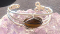 Tigers Eye Handmade Wirewrapped Copper or Sterling Silver or Brass Bracelet Crystal - Infinite Treasures, LLC